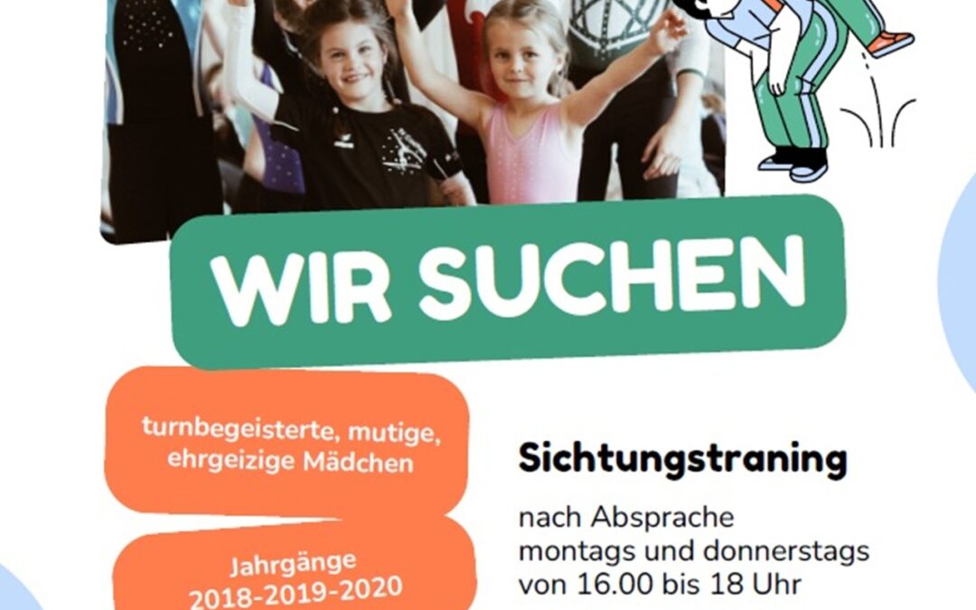 Zukünftige Gerätturn-Meisterinnen gesucht
